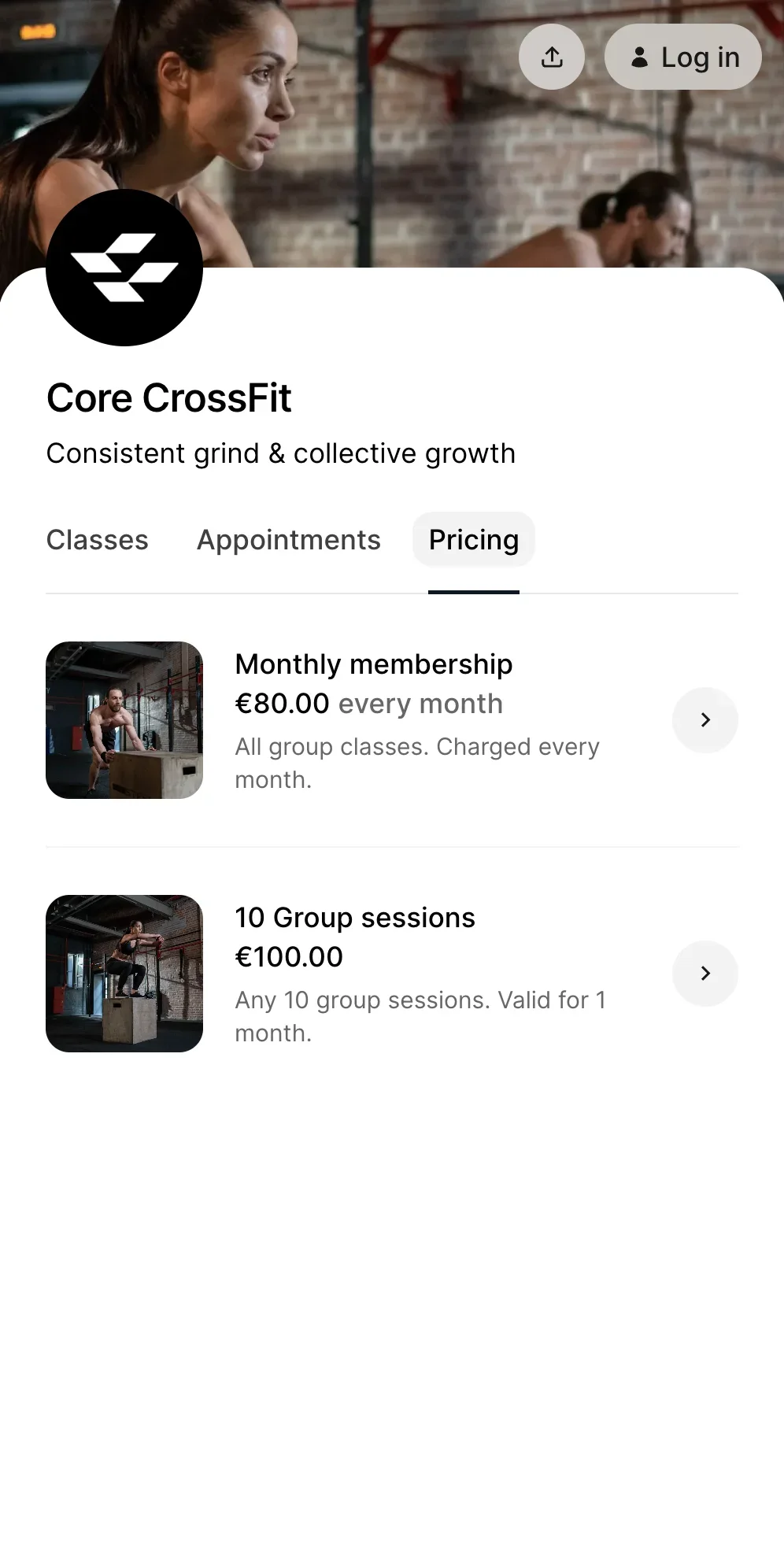 CrossFit gym payments software