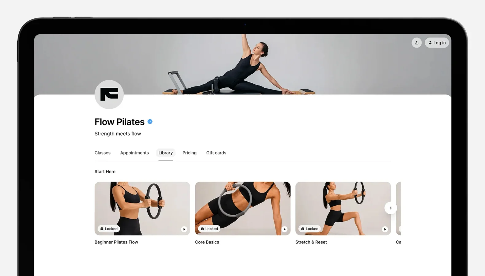 Gym management software with on-demand videos