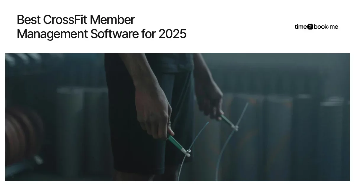 Best CrossFit Member Management Software for 2025 | Time2book