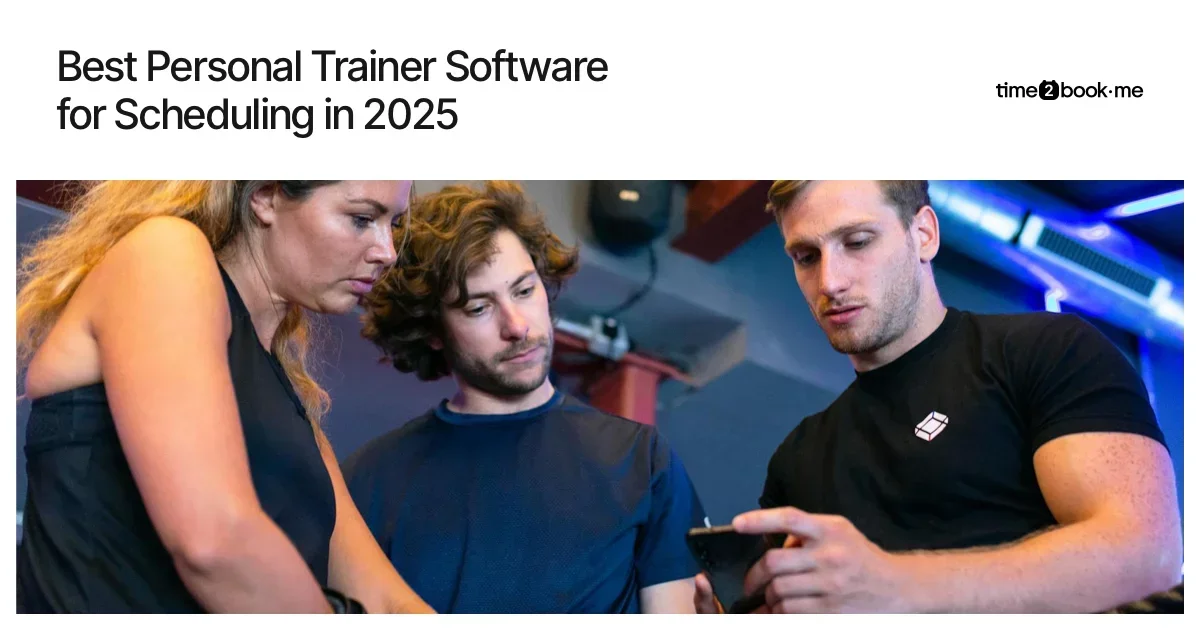 Best Personal Trainer Software for Scheduling in 2025 — Time2book