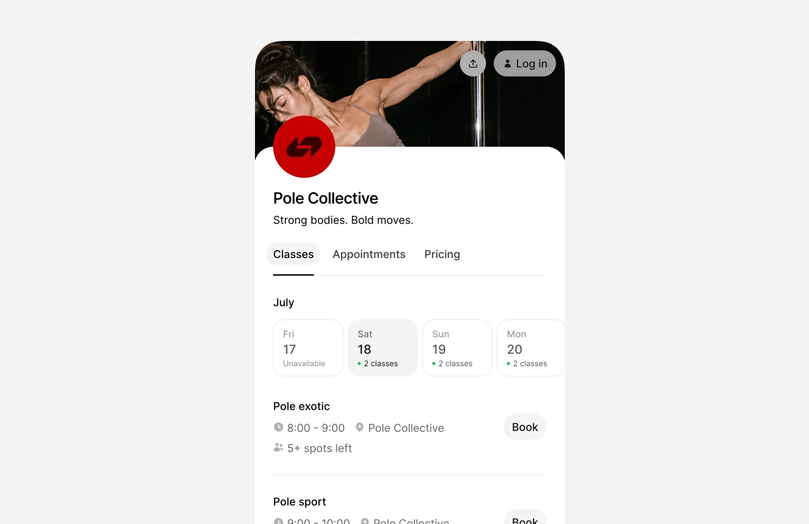 best-pole-dance-software-time2book